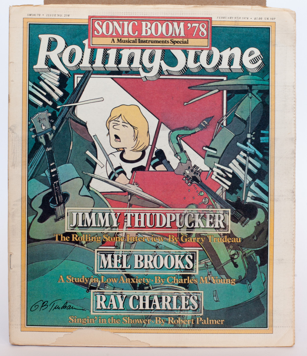 "Rolling Stone  - Sonic Boom '78" by Garry Trudeau 