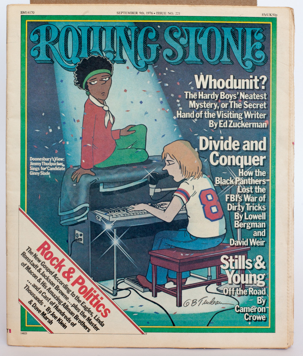 "Rolling Stone" by Garry Trudeau 