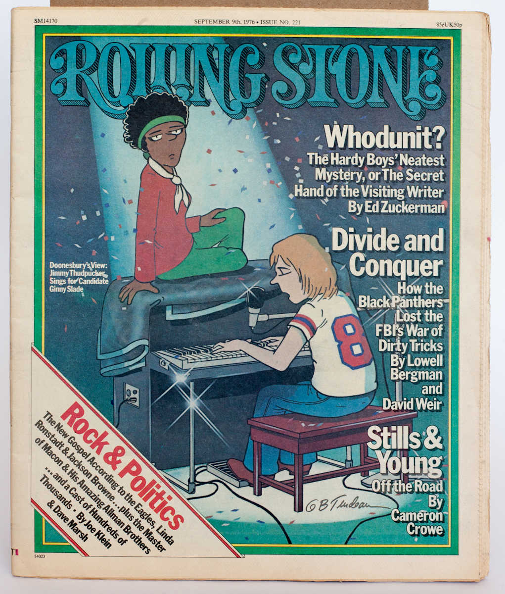 "Rolling Stone" by Garry Trudeau, Image 1.