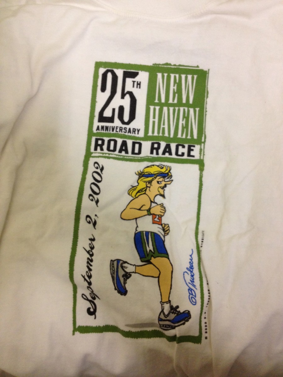"25th Anniversary New Haven Road Race" by Garry Trudeau 