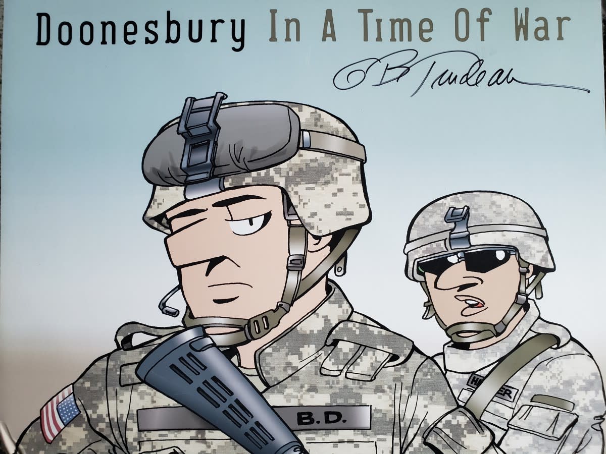 "In a time of war" by Garry Trudeau 