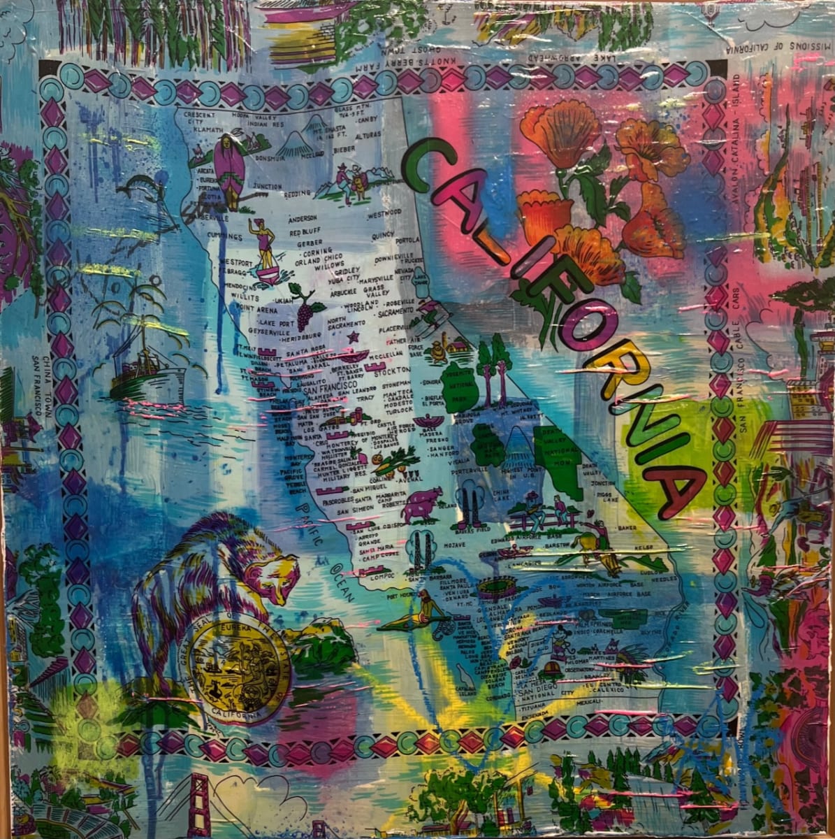 Golden State Vintage 5 by Tina Kleinjan Setzer, Image 1.