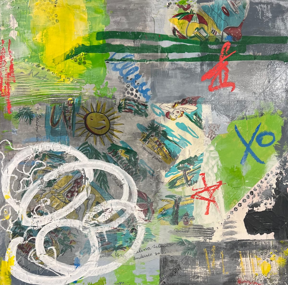 Seaside Patio by Tina Kleinjan Setzer 