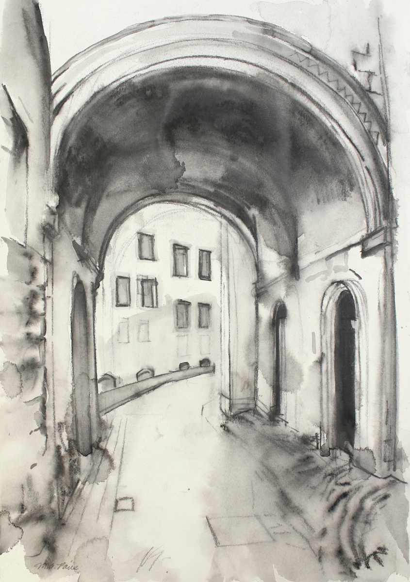Medieval Archway by Michelle Arnold Paine 