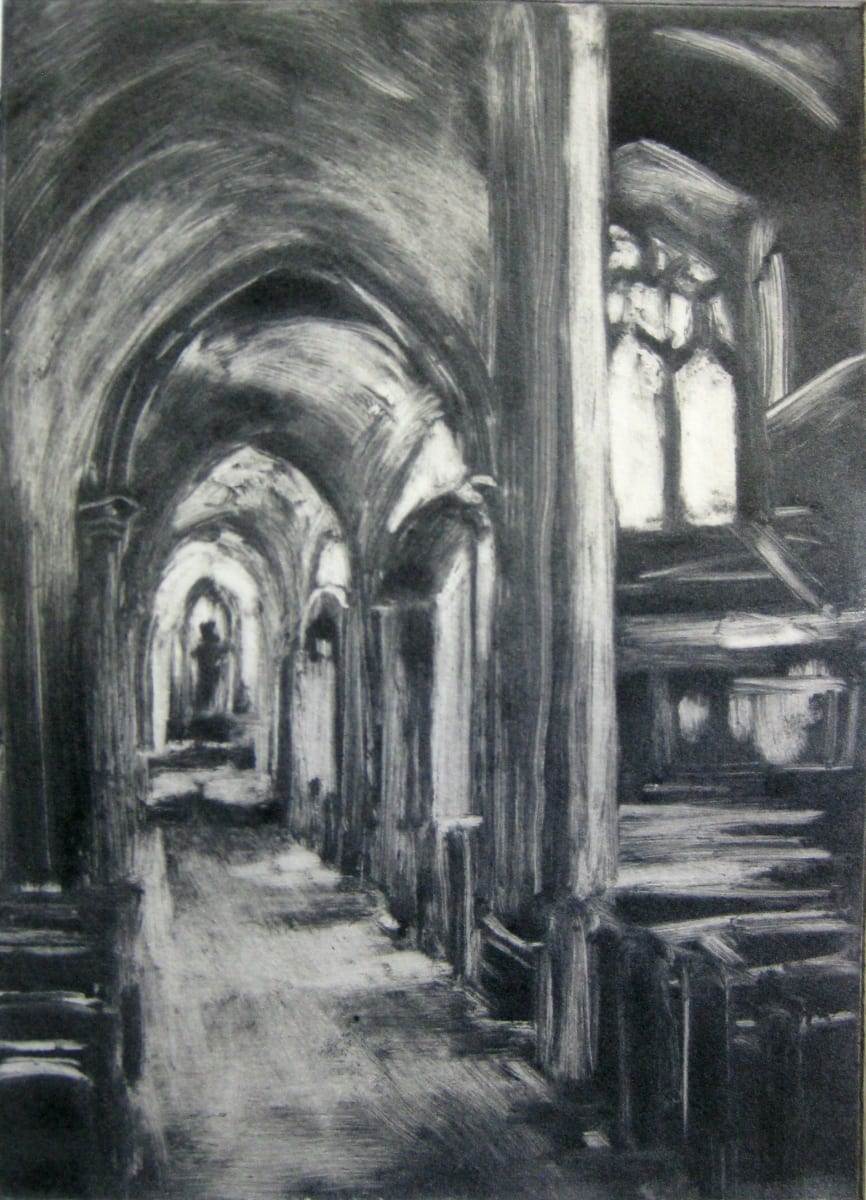 St. Joseph Side Aisle by Michelle Arnold Paine 