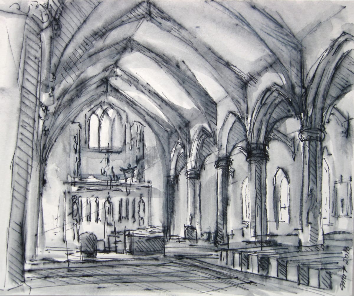 Thomas  Aquinas Jamaica Plain Drawing 