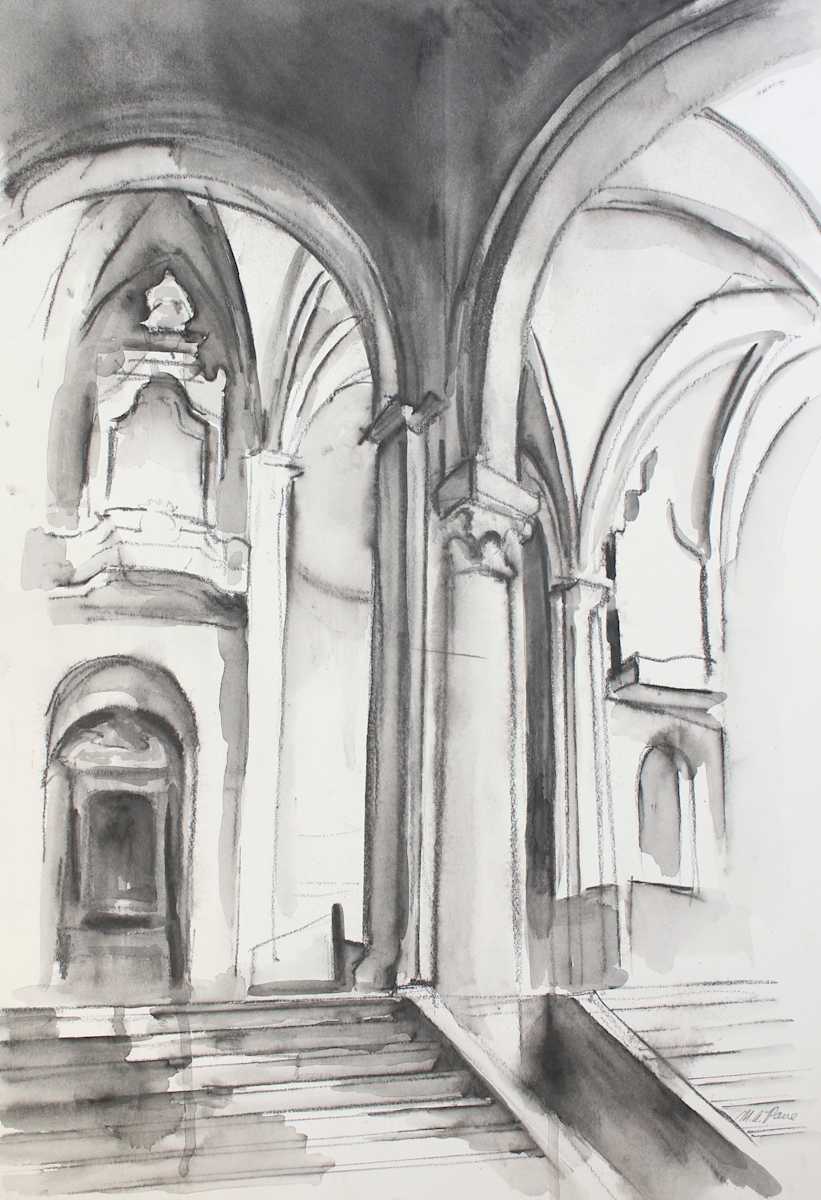 Todi Duomo II by Michelle Arnold Paine 