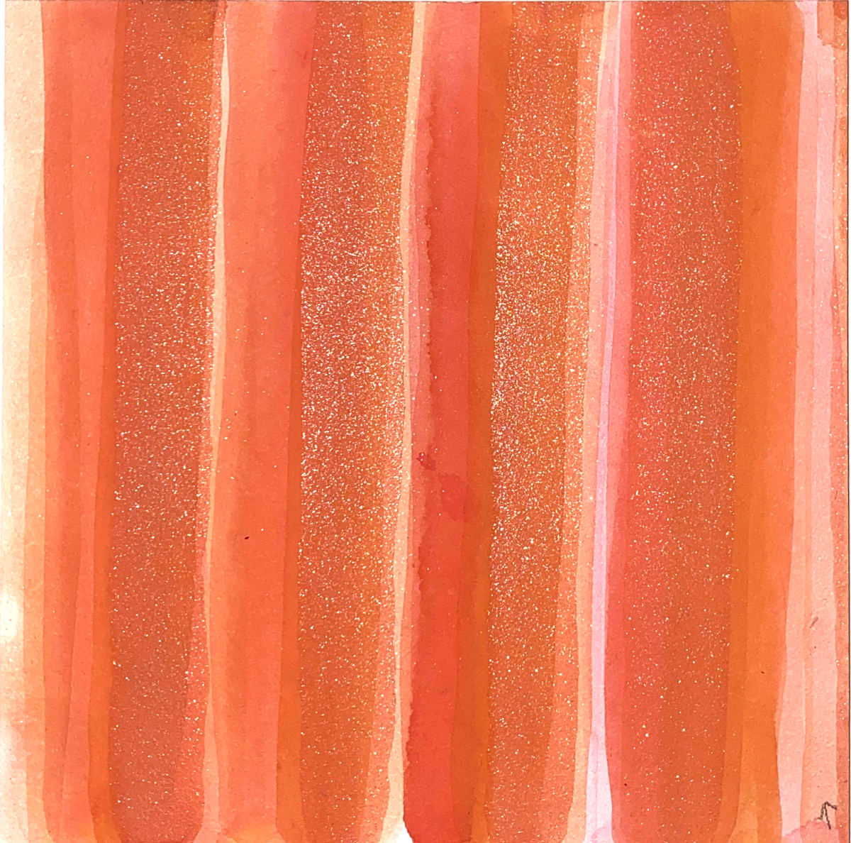 Fitra: Amber (Muhammad) by Nsenga Knight  Image: Nsenga Knight, Fitra: Amber (Muhammad), 2022, 6 x 6 inches, Watercolor on Archival Clay Board