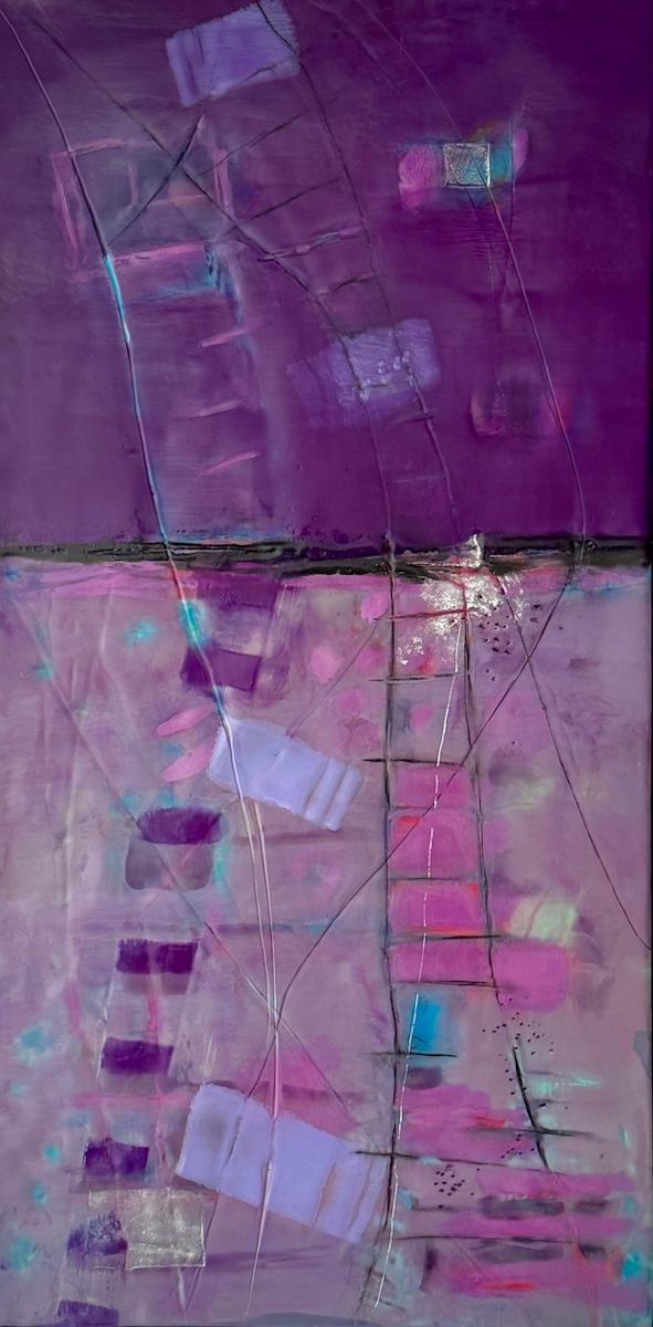 Purple Ladders by Terri Yacovelli 