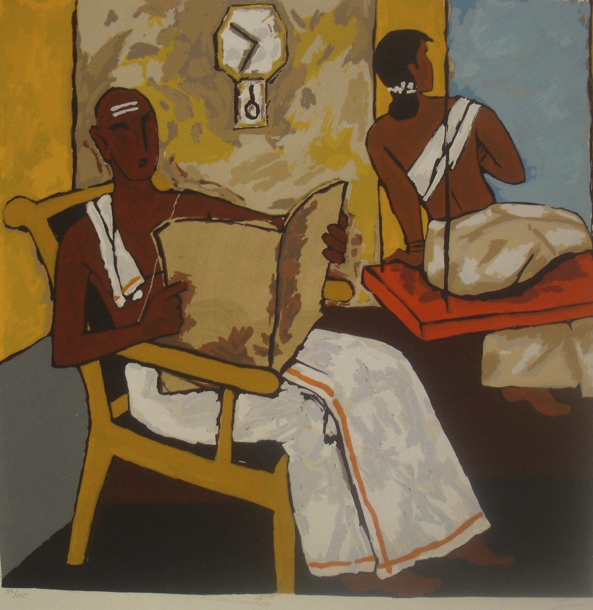 Kerala 2  163/225 by M F Husain 