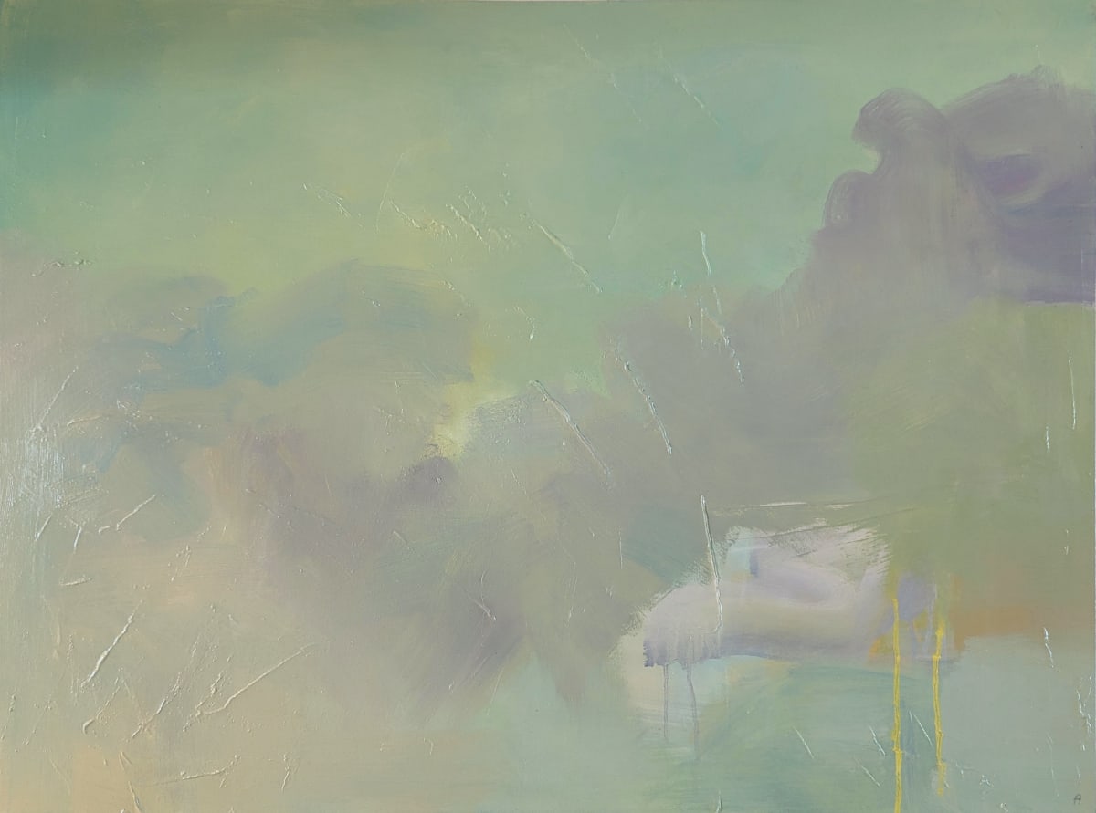 Yellow lake by Anniek Verholt 