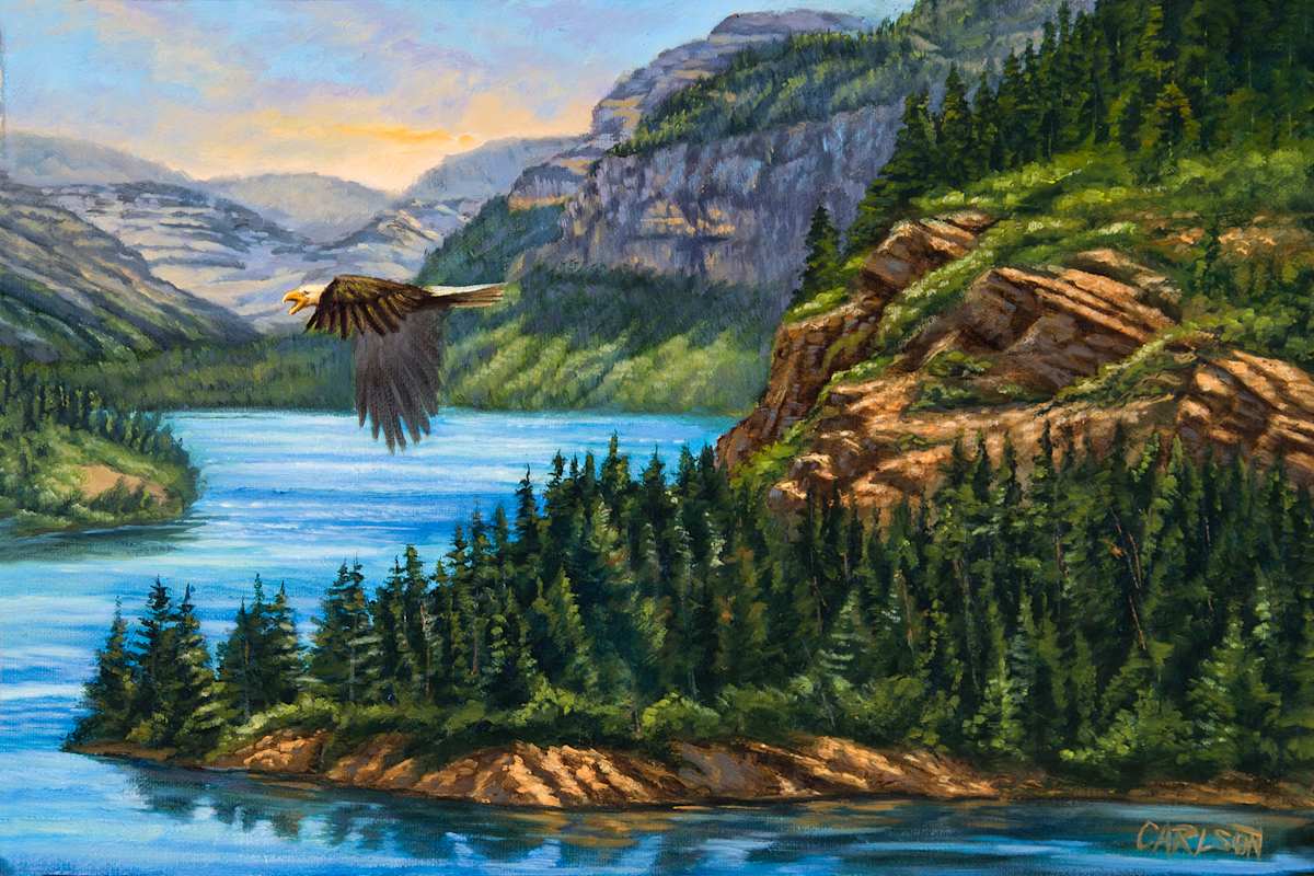 Glacier blue by cory Carlson 