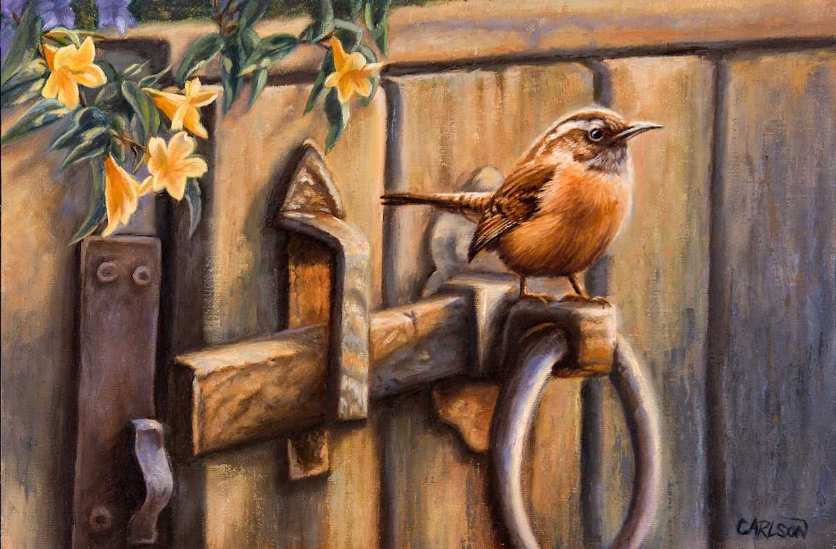 Garden Gate Visitor by cory Carlson, Image 1.