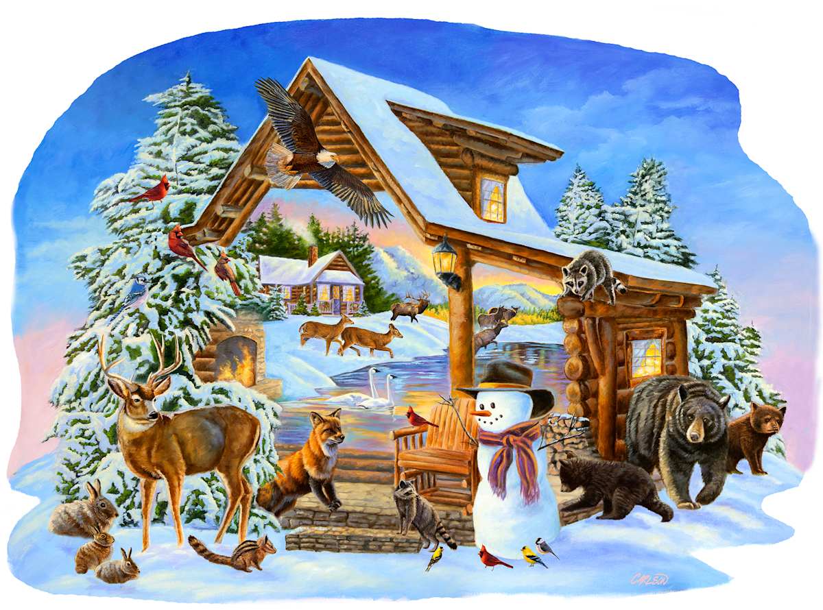 Winter Cabin 