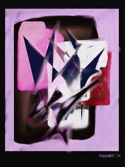 Lilac Odalisque Deconstructed by Eric Sanders, Image 1.