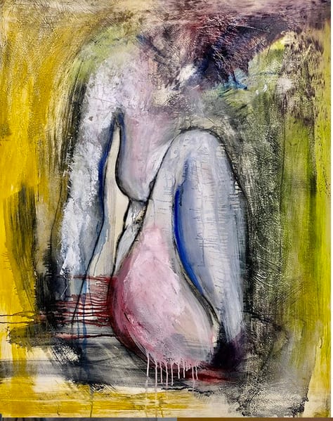 Torso - De Kooning Style by Eric Sanders 