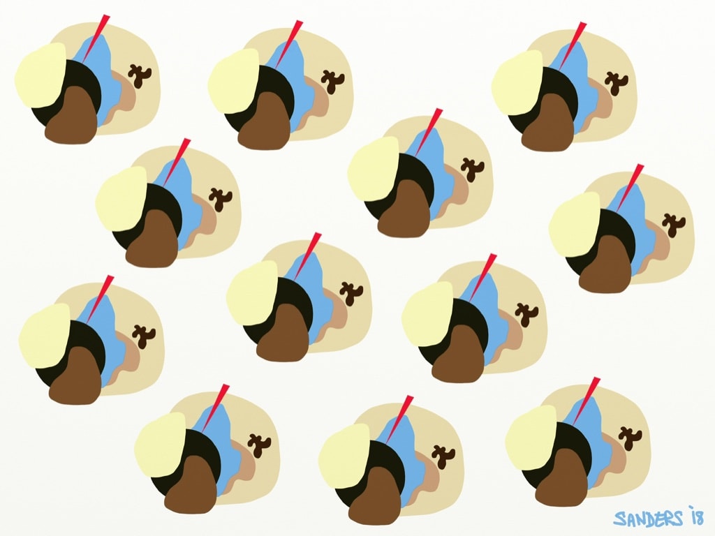 Flying Pears On Plates by Eric Sanders 