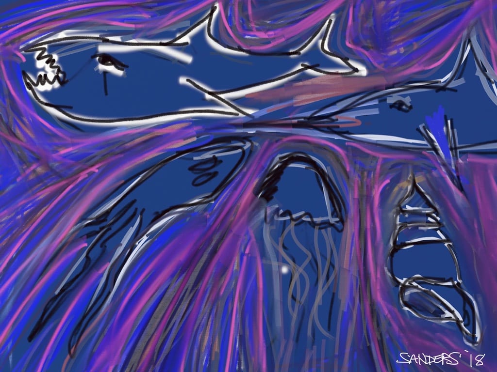 Pescado Abstract by Eric Sanders 