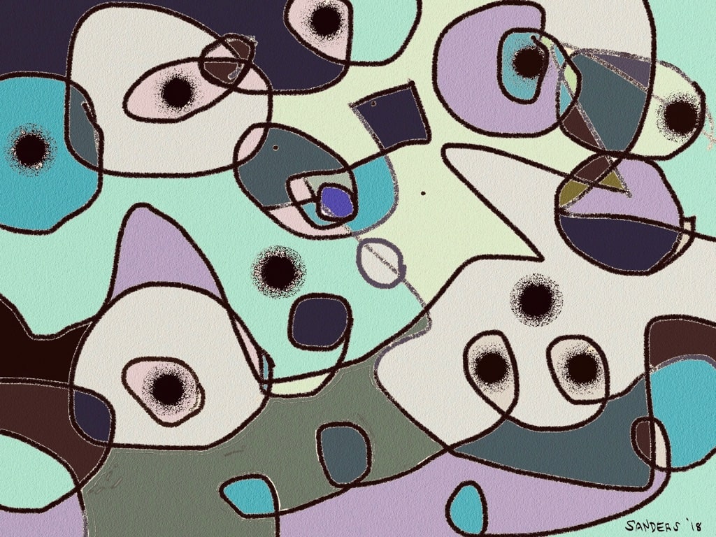 Many Eyes Watching Me by Eric Sanders 