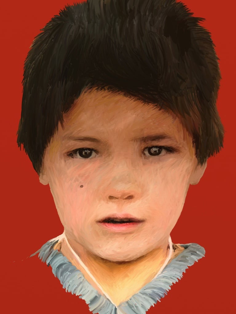 Syrian Boy by Eric Sanders 