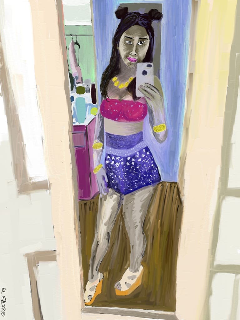 Anna's Boudoir by Eric Sanders 