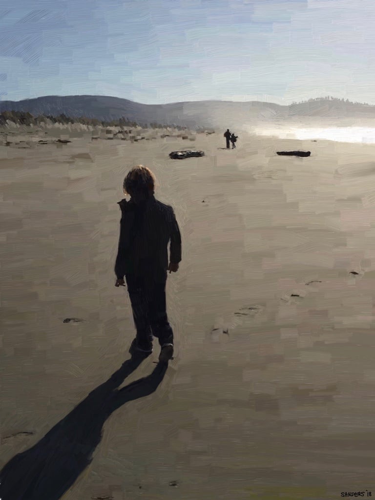 Oregon Coast with Uncle Greg by Eric Sanders 