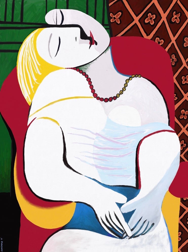 Picasso Master Copy - Le Reve by Eric Sanders 