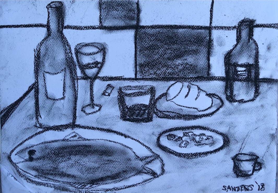 Barcelona Lunch by Eric Sanders 