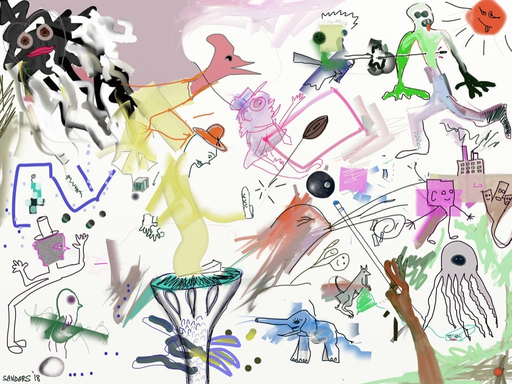 Pterodactyl Chaos by Eric Sanders 