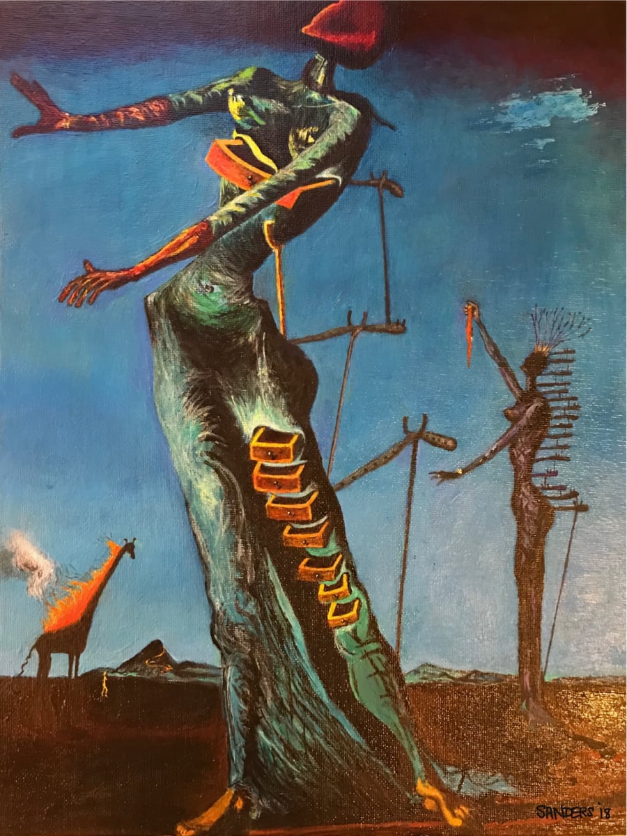 Burning Giraffe - Dali Master Copy by Eric Sanders, Image 2.