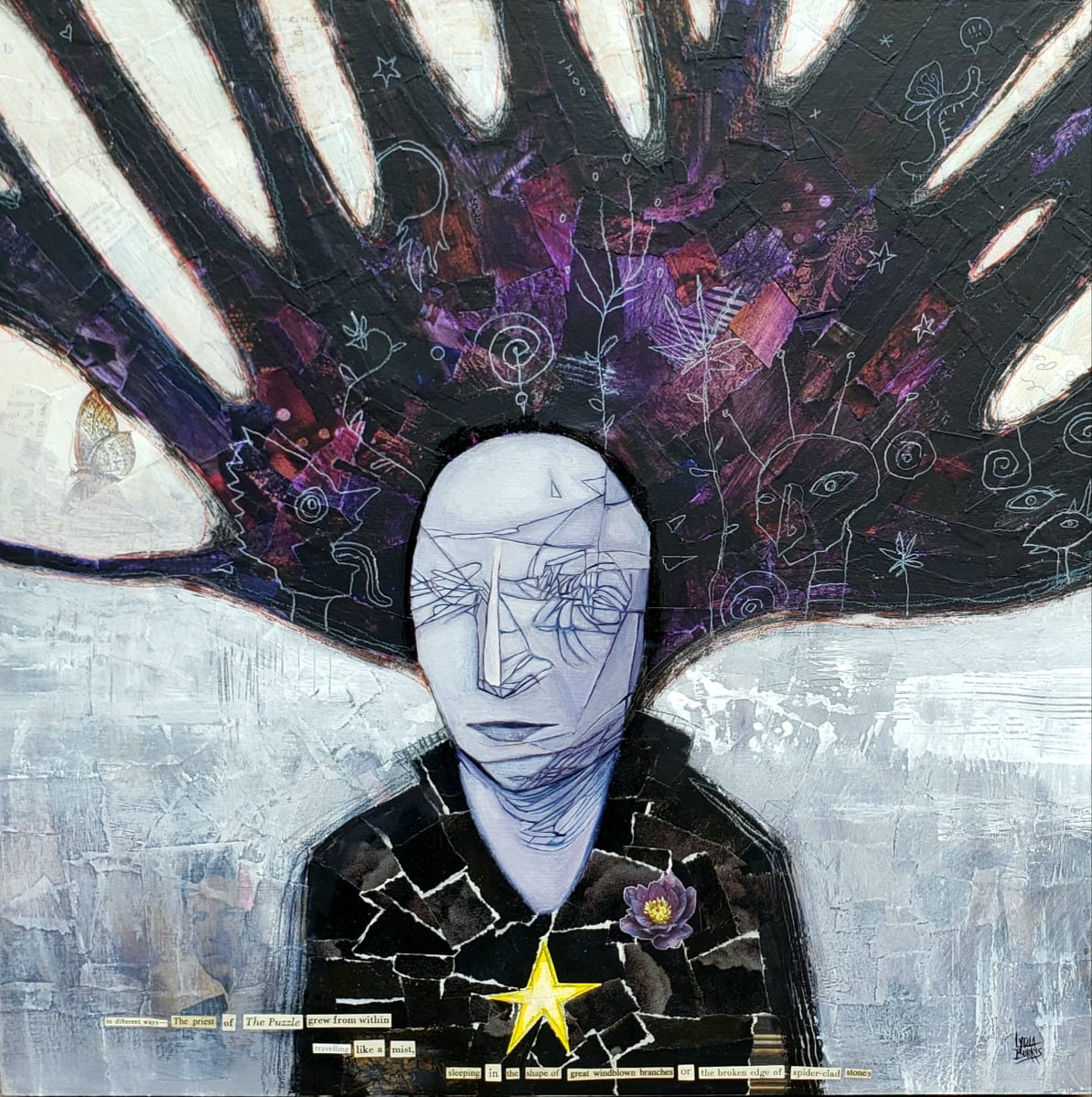 The Priest of the Puzzle by Lydia Burris, Image 1.