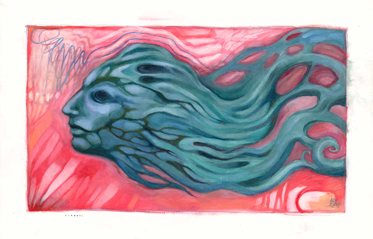 Flow Through (Red and Blue) by Lydia Burris, Image 2.
