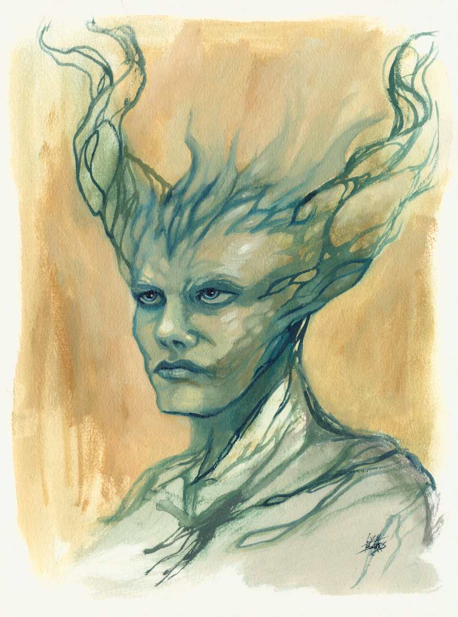 Devil in Contemplation, Image 1.