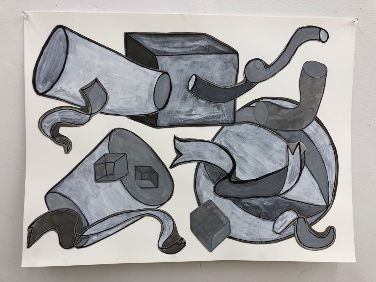 Shapes and Ribbons 02 by Anna Marie Rockwell, Image 1.