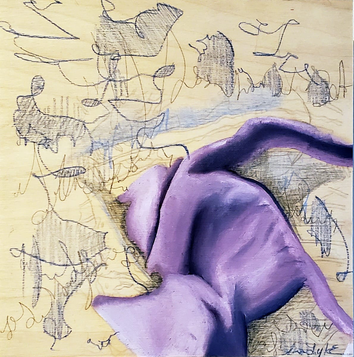 Anatomical Fabric, Shroud #5 by Anna Test 