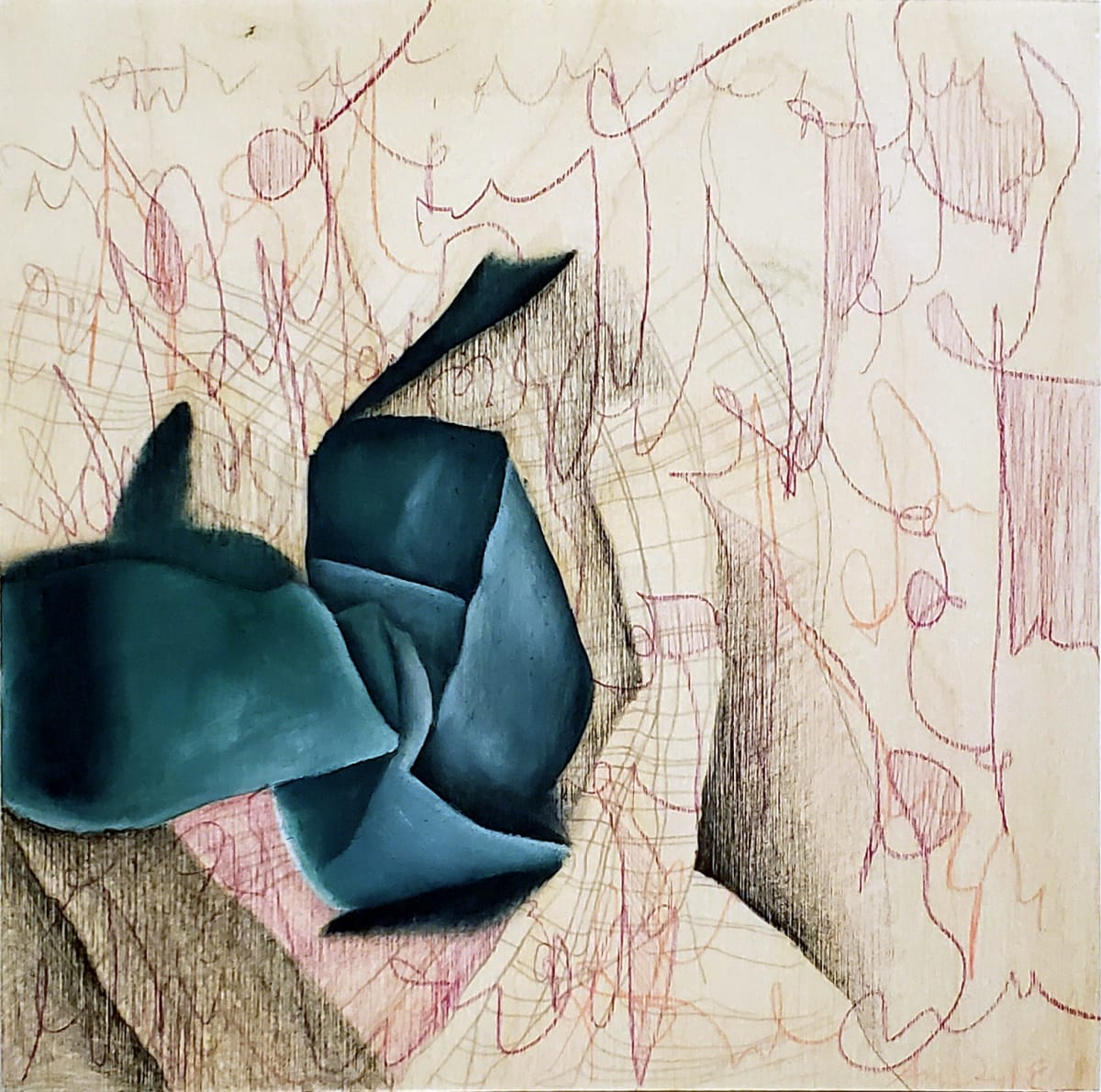 Anatomical Fabric, Shroud #6 by Anna Test 