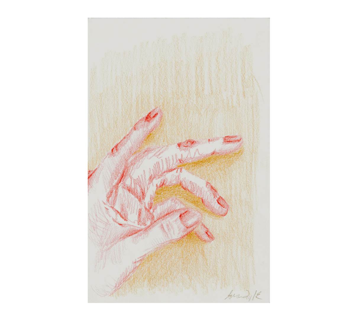 The hand, flattened by Anna Test 