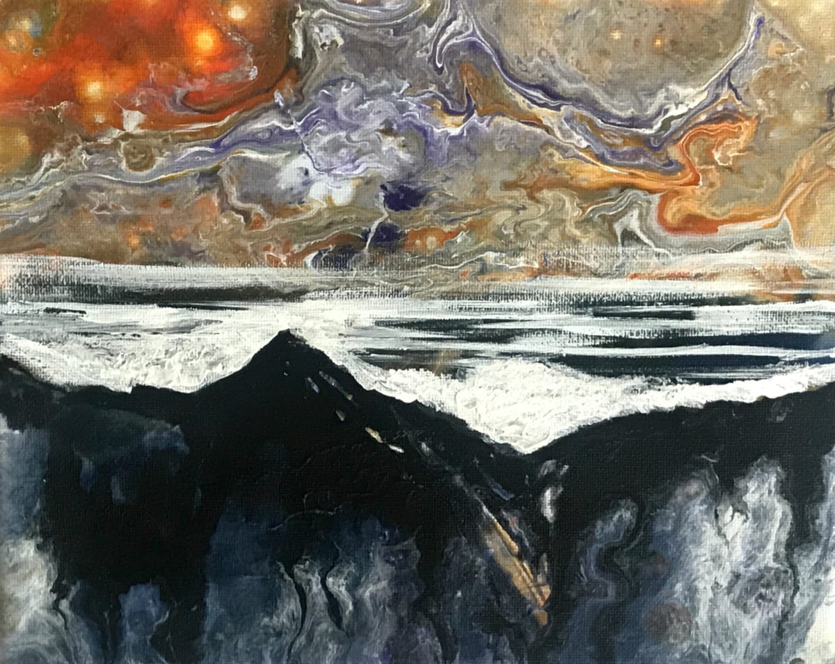 Grand Traverse with Fantastical Skies by Margo Thomas 