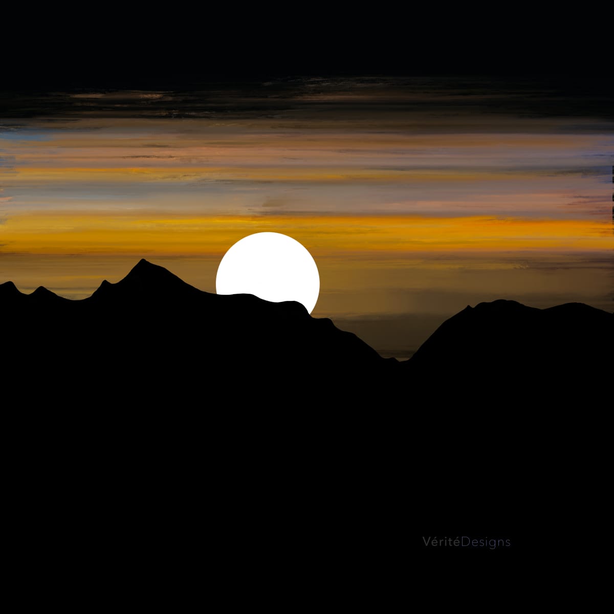 Moonrise over the Grand Traverse by Margo Thomas 