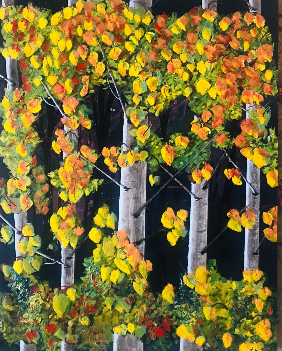 Electric Aspens by Margo Thomas 