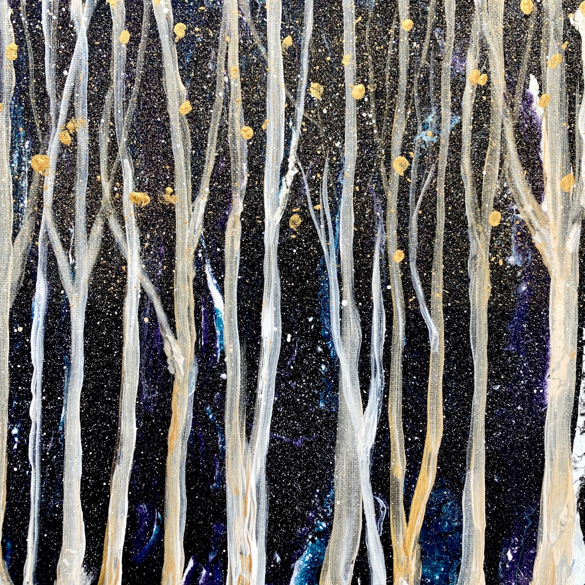 Midnight Aspens #6 First Autumn Snow 