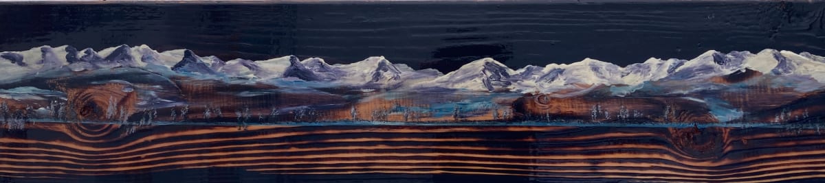 Deep Purple Mountain Panoramic 