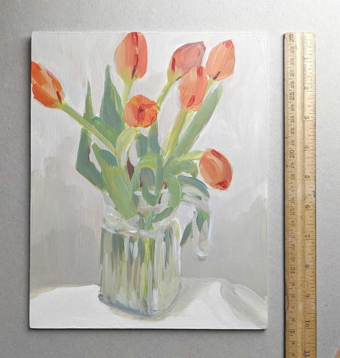 Tulips in a Pitcher 