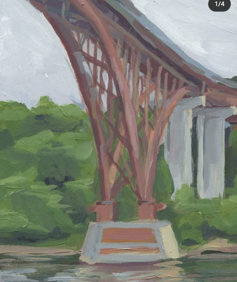 High Bridge Plein Air by Carrie Arnold 