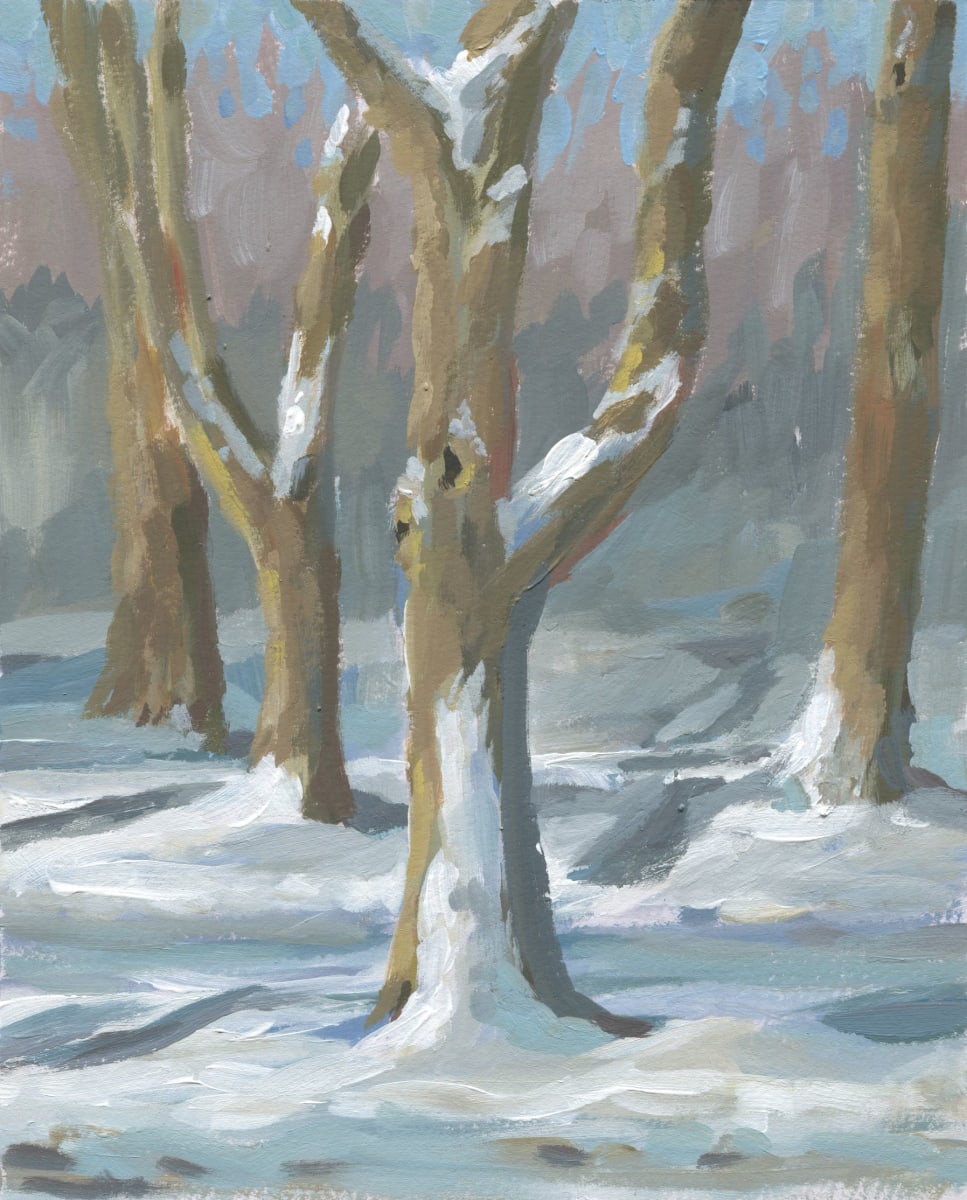 Snowy Trees by Carrie Arnold 