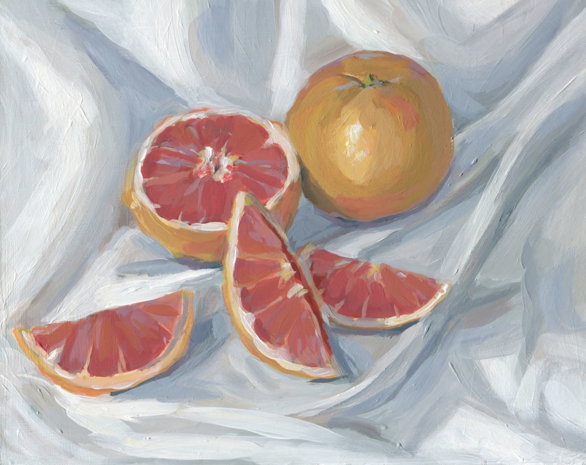 Sliced Grapefruit by Carrie Arnold 