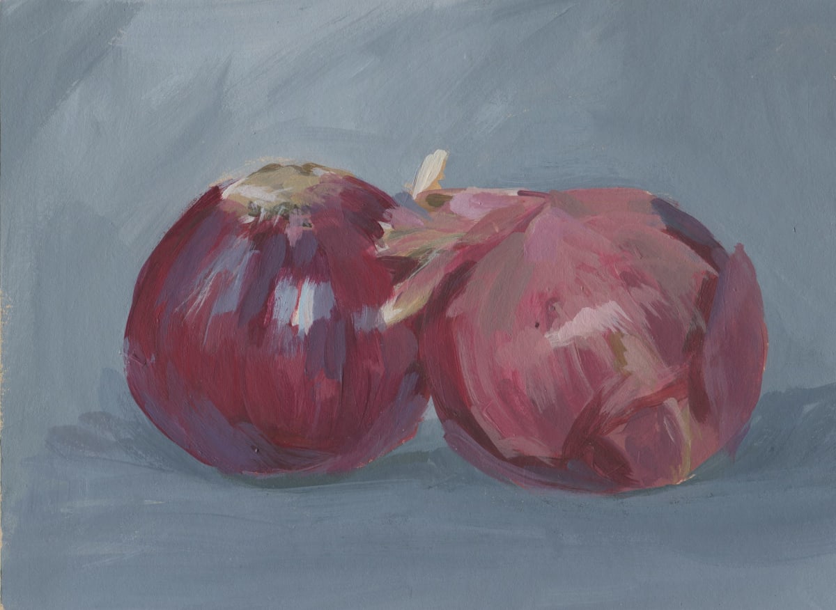 Two Red Onions by Carrie Arnold 