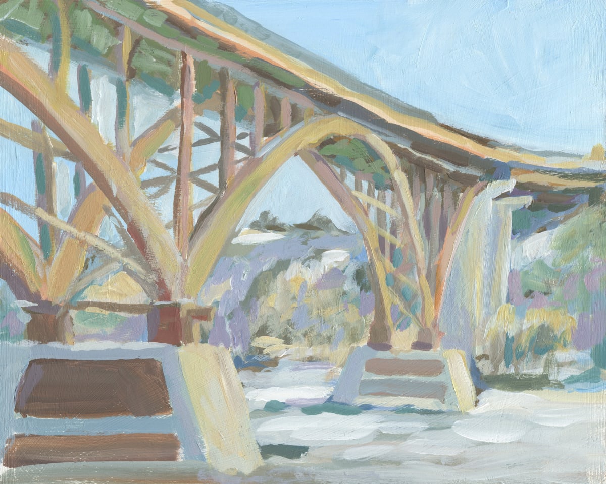 High Bridge Plein Air by Carrie Arnold 