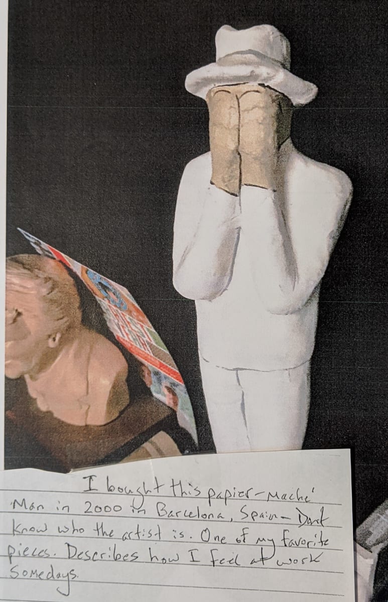 Hands on Face* - notes by * unknown 