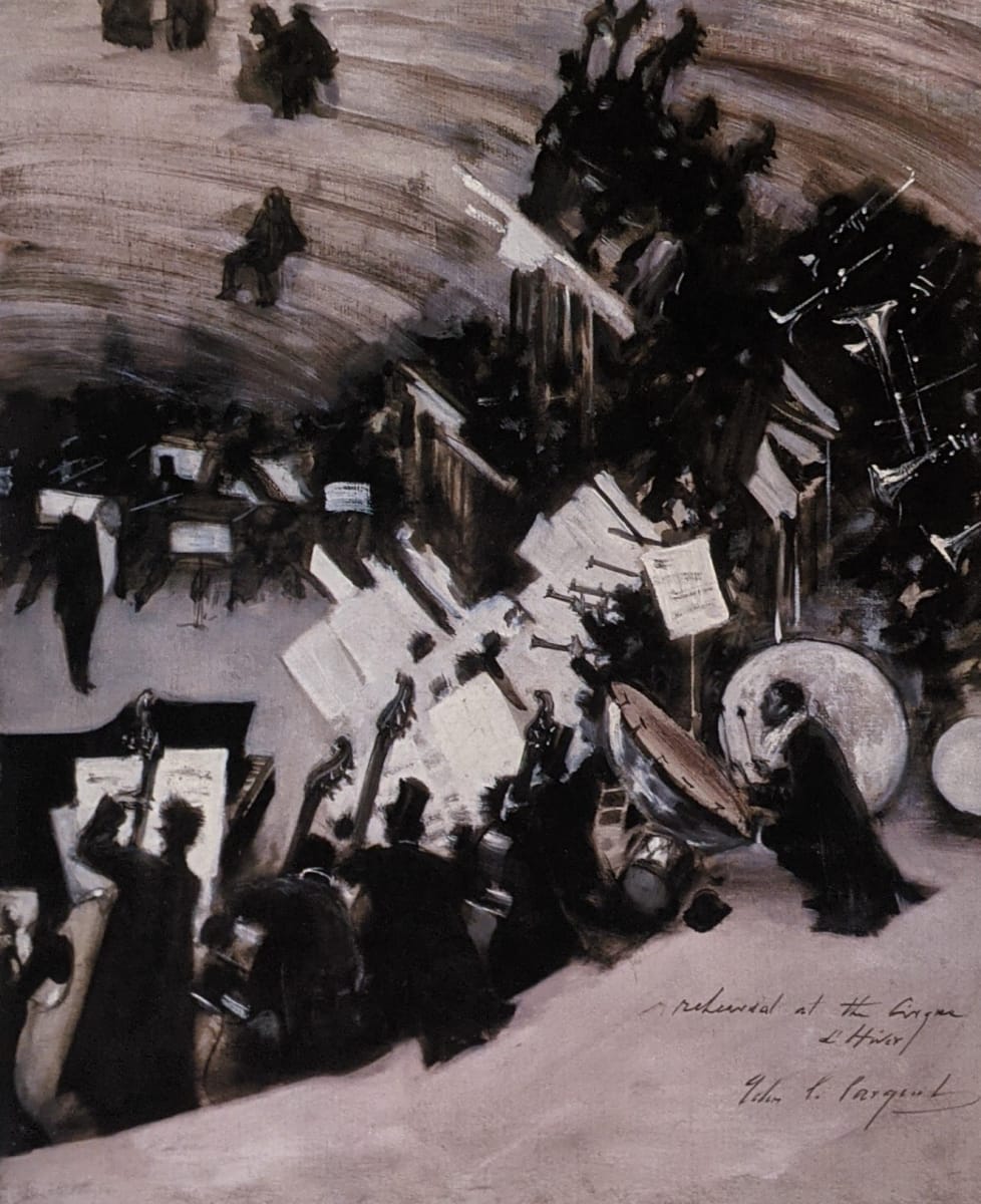 Rehearsal of the Pasdeloup Orchestra at ... by John Sargent Singer 